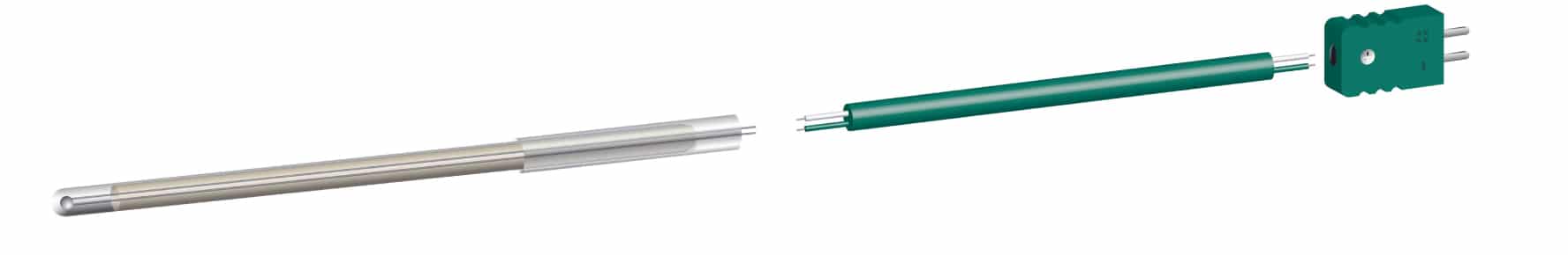 Structure sheath thermocouple, modular system, sheath thermocouples different types.